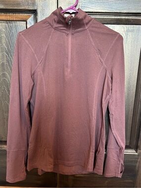 NWOT lukka.lux Mauve Half-Zip Pullover